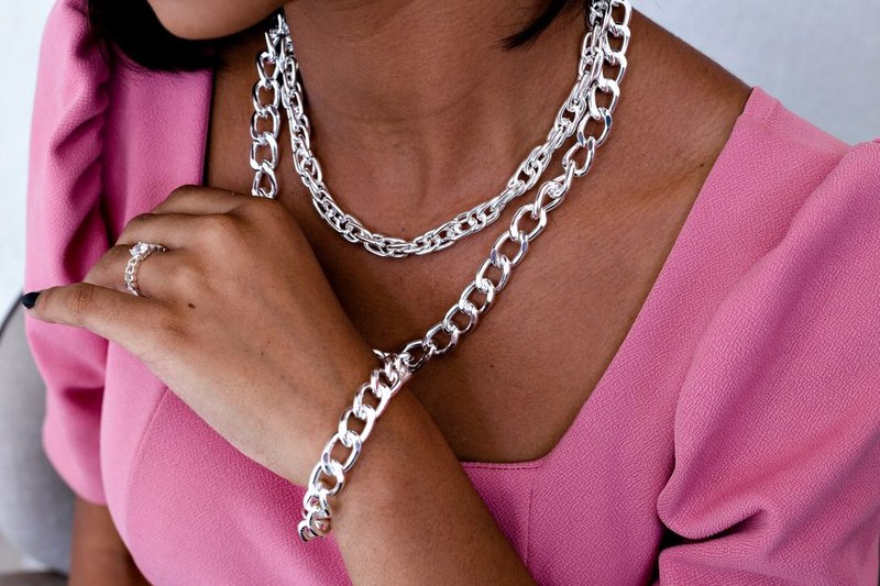 Bazaar Silver Chain Link